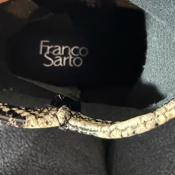 Franco Sarto Rocky Snake Skin Bootie Women’s Size 7.5 - Picture 6 of 8